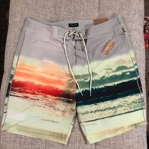 Perfect American Eagle sunset swim trunks